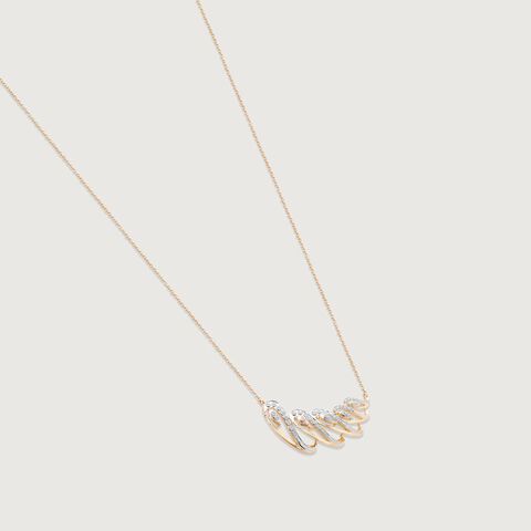 Paisley Twist Diamond Necklace