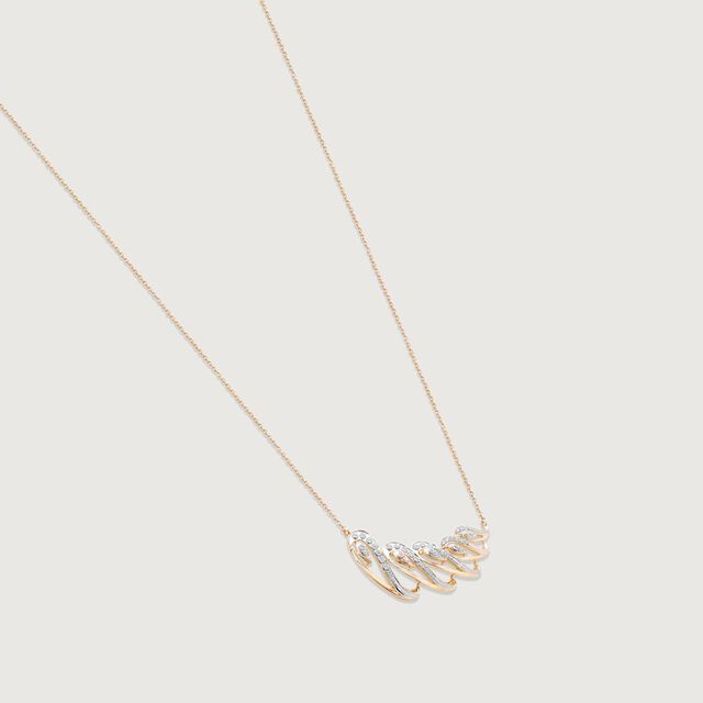 Paisley Twist Diamond Necklace,,hi-res image number null