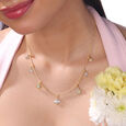 Honeybee Charm Diamond Necklace,,hi-res view 2