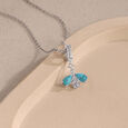 Whimsical Flutter Silver Pendant,,hi-res view 1