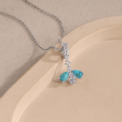 Whimsical Flutter Silver Pendant