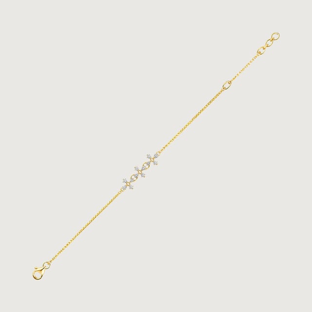 Delicate Bloom Diamond Bracelet,,hi-res image number null