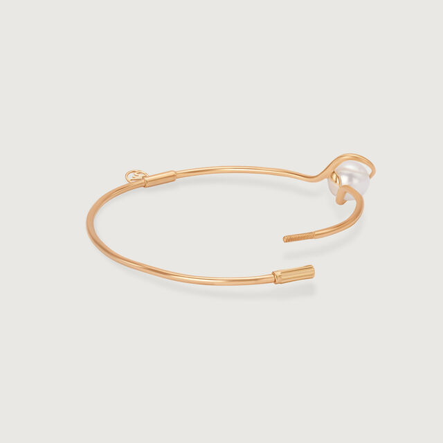 Saturn's Splendour 14KT Pearl Bangle,,hi-res image number null