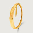 Angular Elegance 18KT Gold Bangle,,hi-res view 4