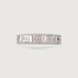 Radiant Baguette Silver Ring,,hi-res view 4