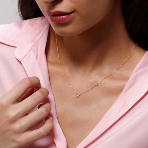 Dainty Dazzle Diamond Necklace