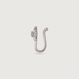 Dreamy Bloom Silver Nose Pin,,hi-res view 5