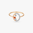 Amber Aura Gold Ring,,hi-res view 2
