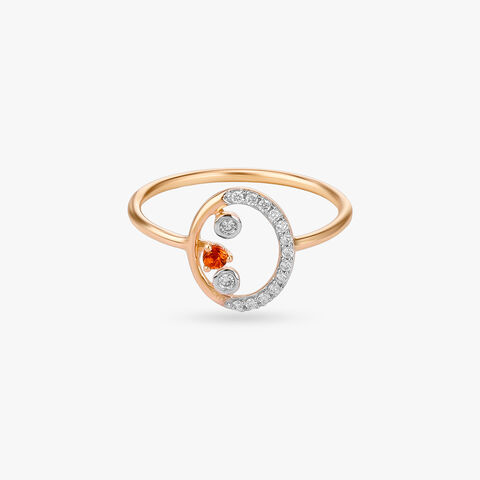 Amber Aura Gold Ring alternate view 1