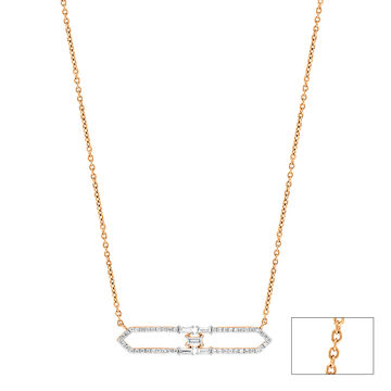 14 KT Divine Diamond Necklace