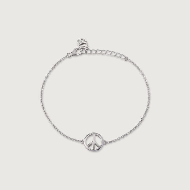 Playful Peace Silver Bracelet,,hi-res image number null