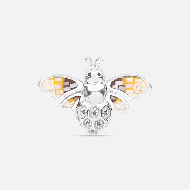 Ethereal Bee Silver Brooch,,hi-res image number null