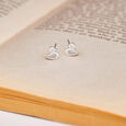 Quirky Duck Silver Stud Earrings,,hi-res view 1
