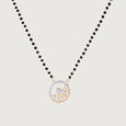 Timeless Shine Gold and Diamond Mangalsutra,,hi-res view 3