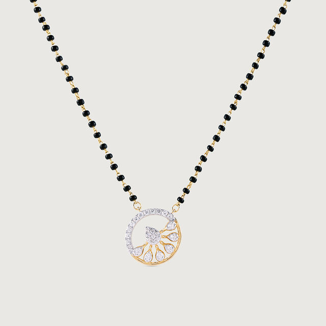 Timeless Shine Gold and Diamond Mangalsutra,,hi-res image number null