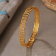 Filigree Tales 22KT Gold Bangle,,hi-res view 1