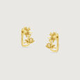 Daisy Magic Gold Hoop Earrings,,hi-res view 5