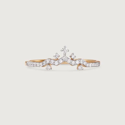 Tiara Majesty 14KT Gold & Diamond Ring