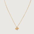 Luxe Floral Gold & Diamond Necklace,,hi-res view 3