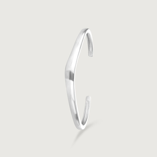 Fluid Curve Silver Kada,,hi-res image number null