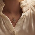 Personalised Radiant Diamond Pendant,,hi-res view 2
