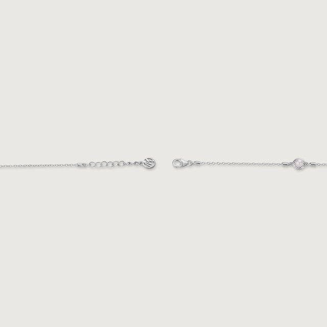 Pearl Kissed Silver Anklet,,hi-res image number null