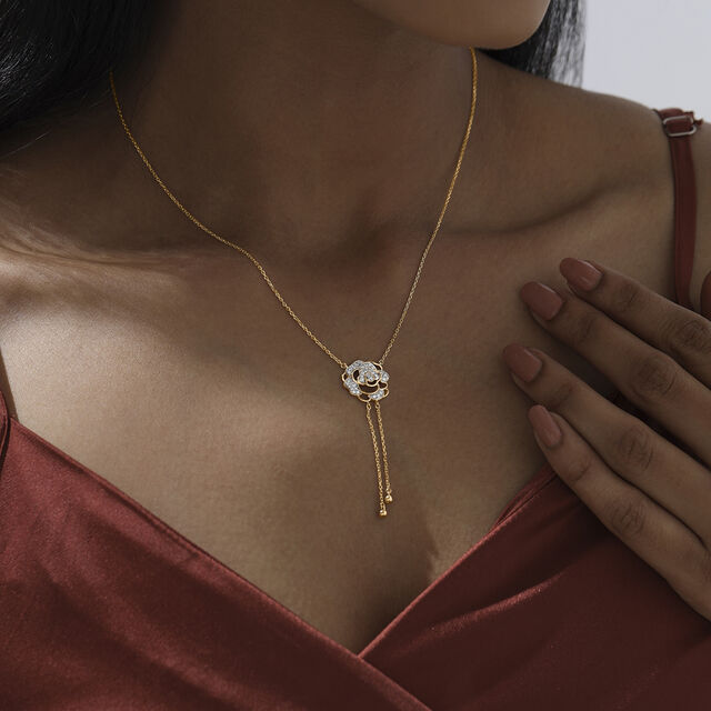 Blooming Grace Diamond Necklace,,hi-res image number null