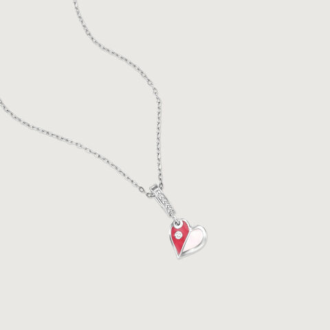 Cheerful Heart Silver Pendant