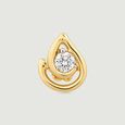 Delicate Luminous Diamond Nose Pin,,hi-res view 3