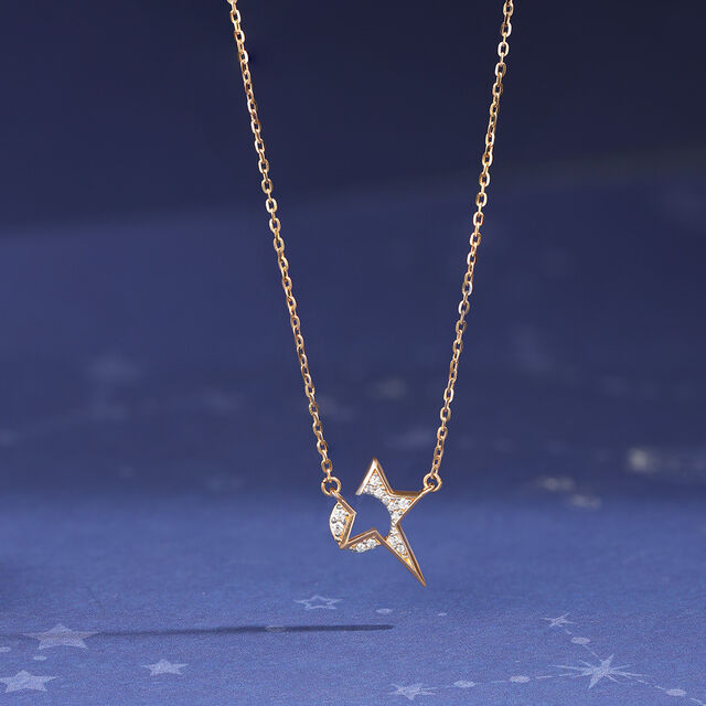 Buy Stellar Wish 14KT Necklace Online Mia by Tanishq