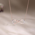 Infinite Heartbeat Diamond Necklace,,hi-res view 1