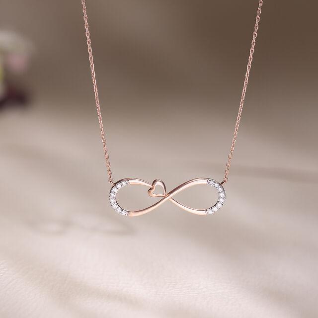 Infinite Heartbeat Diamond Necklace,,hi-res image number null
