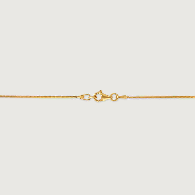 Shining Strand 22 Kt Gold Chain,,hi-res image number null