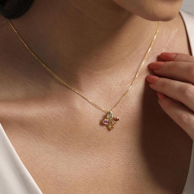 Petal Pop Sapphire Pendant,,hi-res image number null