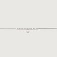 Shooting Star Single Silver Anklet,,hi-res view 4