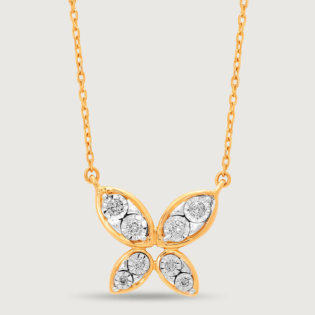 Cupid Edit 14KT Gold & Diamond Pendant with Chain,,hi-res image number null
