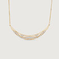 Flowing Rhythm Diamond Necklace,,hi-res view 3