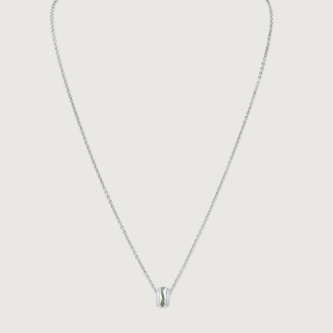 Mosaic Magic Silver Necklace