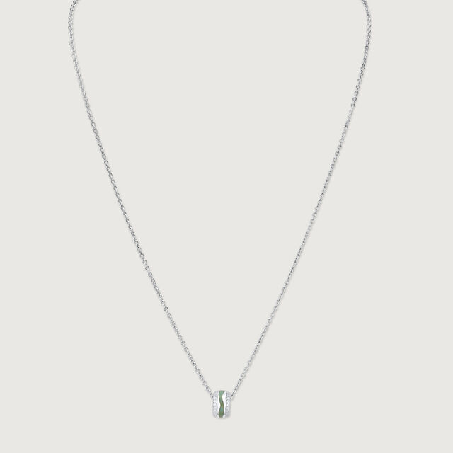 Mosaic Magic Silver Necklace,,hi-res image number null