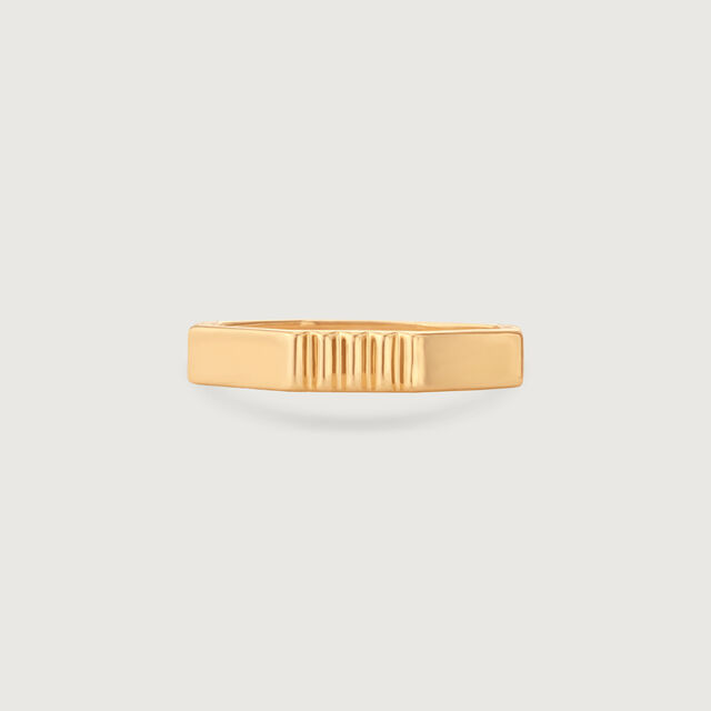 Octagonal Charm Gold Ring,,hi-res image number null