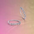 Chic Leaf Silver Toe Rings,,hi-res view 1