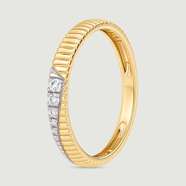 Textured Striking Diamond Ring,,hi-res image number null