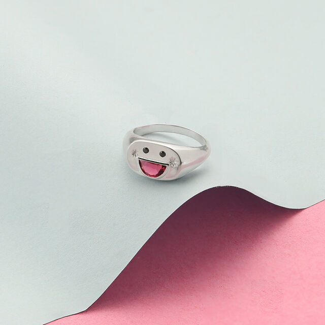 Berry Beam Silver Ring,,hi-res image number null