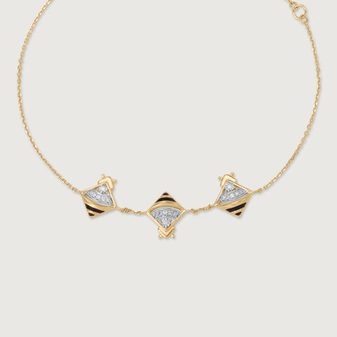 Bee Bold Diamond Bracelet