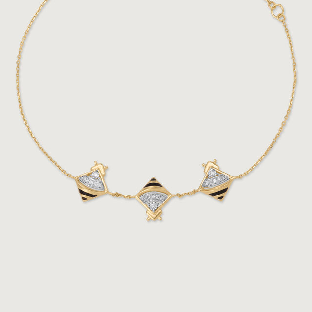 Bee Bold Diamond Bracelet,,hi-res image number null