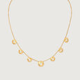 Delicate Radiant Gold Necklace,,hi-res view 4