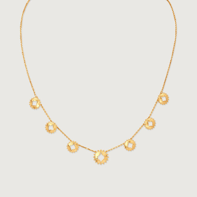 Delicate Radiant Gold Necklace,,hi-res image number null