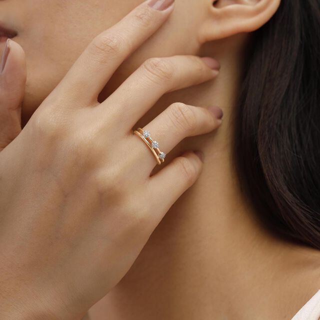 Celeste Row Diamond Ring,,hi-res image number null