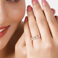 14Kt Yellow Gold Royal Contour Diamond Finger Ring,,hi-res view 2