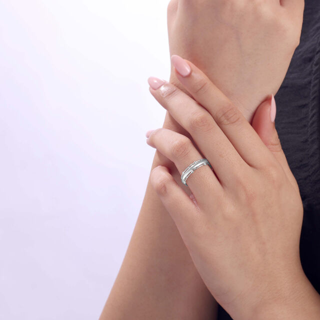 Playful Cage Silver Ring,,hi-res image number null